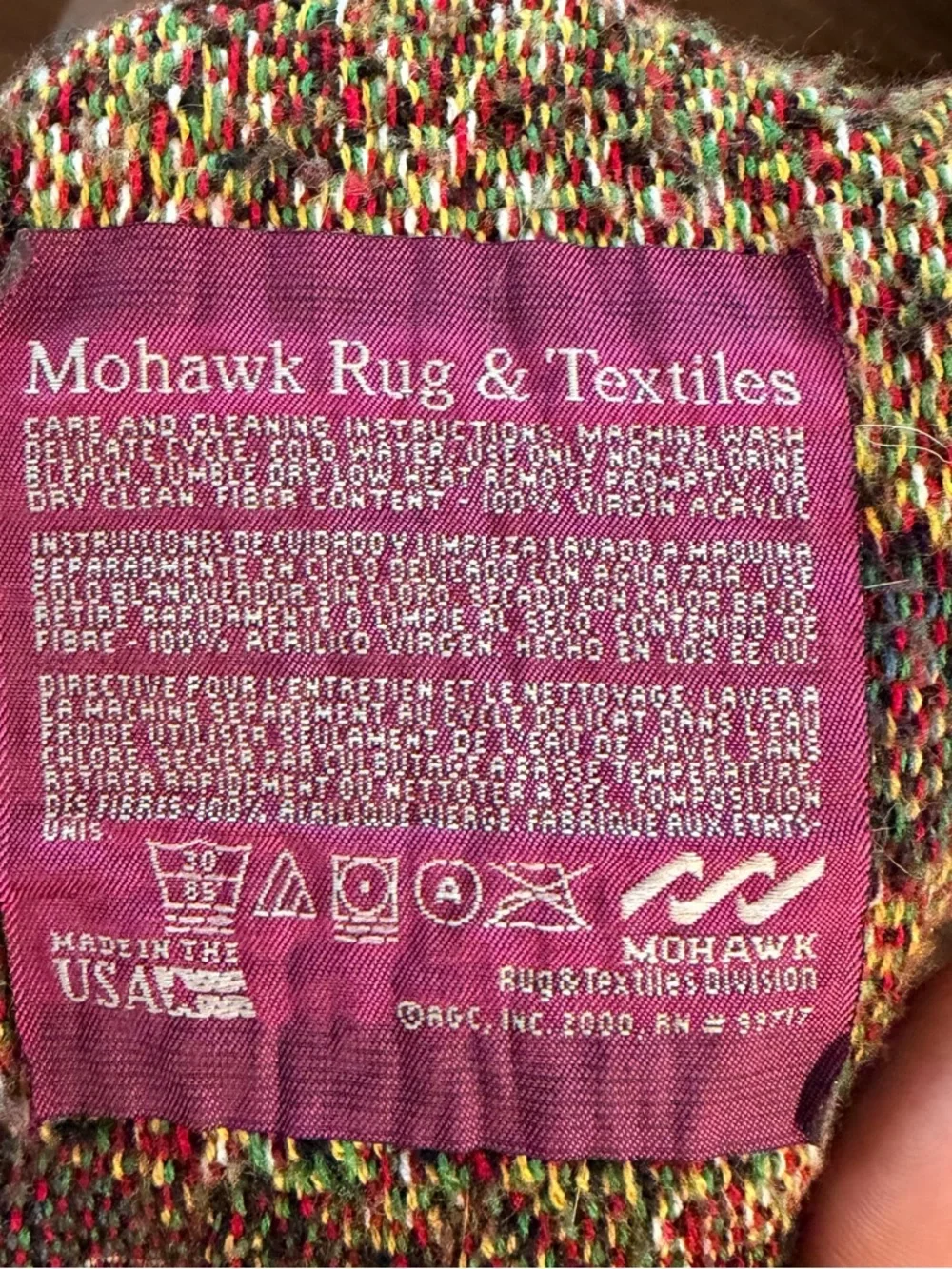 Mohawk Holiday Village Woven Throw Blanket Tapestry Rug